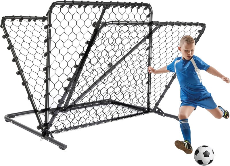 Letusto Advanced Soccer Rebounder Bounce Back Net with 16 Angle Adjustments - Durable and Versatile Sports Netting Board for Training and Matches - Image 1
